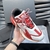 Amiri MA Runner "Red/White" sneakers: Red shoes with white details, modern design from the Amiri brand.