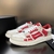 Amiri Skel "Red/White/Beige" sneakers: Red shoes with white and beige details, a modern style from the Amiri brand.