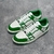 Amiri Skel Top Low "Green/White" Sneakers: Green low shoes with white details, modern design from the Amiri brand.