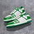 Amiri Skel Top Low "Green/White" Sneakers: Green low shoes with white details, modern design from the Amiri brand.