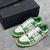 Amiri Skel Top Low "Green/White" Sneakers: Green low shoes with white details, modern design from the Amiri brand.