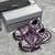 Balenciaga 3XL "Silver/Purple" Sneakers: Silver sports shoe with purple details, oversized and high-impact style from the famous Balenciaga brand.