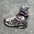 Balenciaga Runner Silver/Wine Sneakers: A pair of Balenciaga sneakers with burgundy details on a silver background, offering a sleek, modern touch to your look.