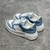 Gucci Chunky GG Monogram Light Blue/White Sneakers: Gucci Chunky shoes with a light blue monogram print and white details, providing an elegant and contemporary look.