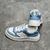 Gucci Chunky GG Monogram Light Blue/White Sneakers: Gucci Chunky shoes with a light blue monogram print and white details, providing an elegant and contemporary look.