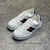 Gucci Chunky Web White Sneakers: White sports shoes from Gucci with web details, combining style and comfort for an elegant and modern look.