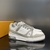 Grey/White LV Trainer Sneakers: These Louis Vuitton sneakers combine shades of gray and white, offering a modern, sophisticated look to complement any style.