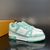 Aqua Green LV Trainer Sneakers: These aqua green Louis Vuitton sneakers are a refreshing choice for a casual and sophisticated look.