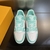 Aqua Green LV Trainer Sneakers: These aqua green Louis Vuitton sneakers are a refreshing choice for a casual and sophisticated look.