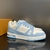 Sky Blue LV Trainer Sneakers: These light blue Louis Vuitton sneakers are an elegant and versatile option to complement any casual look.