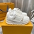 LV Trainer Maxi All White Sneakers: All-white, elegant and modern footwear, perfect for casual and sporty looks. Ideal for those looking for style and comfort.