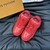 LV Trainer Maxi Croco Red Sneakers: Features an elegant design with an intense red croco finish, ideal for those looking for a sophisticated and contemporary style.