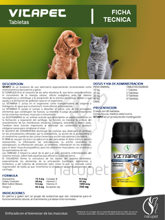 Vitapet - Frasco con 60 pastillas - comprar en línea