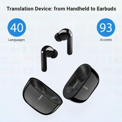Auriculares traductores de idiomas Timekettle M3 bidireccional 40 idiomas