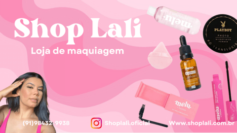 Imagem do banner rotativo Shop Lali