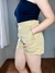 Shorts Elástico Bege - Foless Br