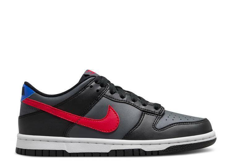 Nike sb dunk store low black red