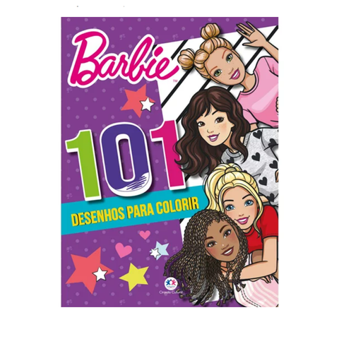 Livro 101 Primeiros Desenhos Ciranda Cultural Barbie - Shopping