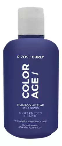 COLOR AGE Shampoo Micelar Para Rizos Coco y Karité X300ml