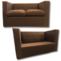 JUEGO DE LIVING COMBO SILLON 2CUERPOS + MESA + 2PUFF CHENILLE - comprar online