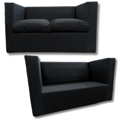 JUEGO DE LIVING COMBO SILLON 2CUERPOS + MESA + 2PUFF CHENILLE en internet