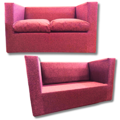 JUEGO DE LIVING COMBO SILLON 2CUERPOS + MESA + 2PUFF CHENILLE - Dormi Online