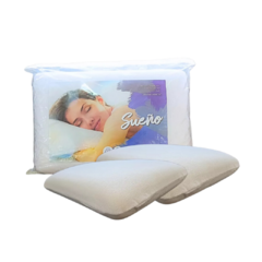 SET X2 ALMOHADA VISCOELÁSTICA PREMIUM 61X40X14 MEMORIA CON FUNDA