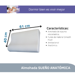 Imagen de SETX2 ALMOHADA PREMIUM CERVICAL ESPUMA VISCOELÁSTICA MEMORIA