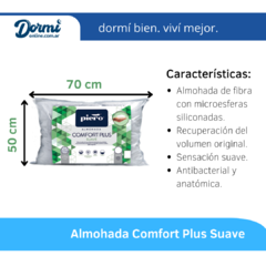 ALMOHADAS PIERO CONFORT PLUS SUAVE COMBO X4 70X50 FIBRA SINTETICA en internet