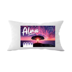 ALMOHADA REAL ALMA FIBRA VIRGEN NÚCLEO DE ESPUMA 70X45 CM.