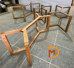 Bases de madera maciza para Mesas. - Maderas Design