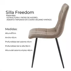 Silla Freedom Beige, 20% de descuento en efectivo. en internet