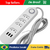 - Extensão Elétrica 2m Com 3/4 Tomadas e 3 Entradas USB com Bot - comprar online