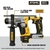 Dewalt dch172 martelo compacto 20v perfurador sem fio broca de martelo recarreg? - comprar online