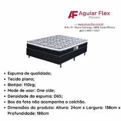 Colchão Casal Supercoil Classic Mix Espuma D65 188x138x24cm - comprar online