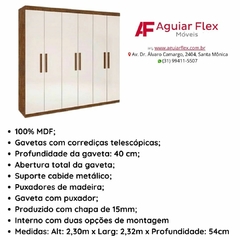 Guarda Roupa Casal Leblon 6 Portas