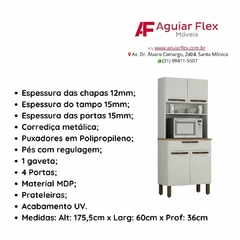 Kit Cozinha Turim de 4 Portas - comprar online