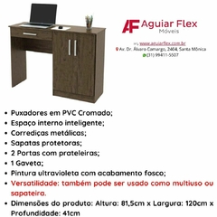 Mesa Computador Escrivaninha Space - comprar online