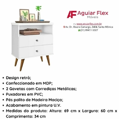 Mesa De Cabeceira Criado Status - AGUIAR FLEX MÓVEIS LTDA