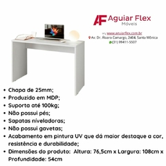 Mesa Para Computador Office Barcelona - AGUIAR FLEX MÓVEIS LTDA