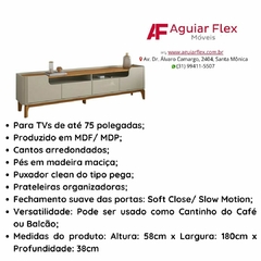 Rack Para TV Flip de 1,80m - loja online