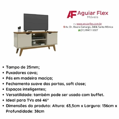 Rack Prism De 1,40cm Para TV Até 46 Polegadas