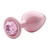 Plug Anal Rose Tamanho (P) com Pedra Cristal Rose - comprar online