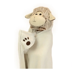 MANTA COZY PELUCHE ANIMALES SHEEP OVEJA