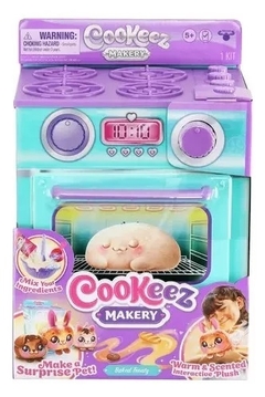 PELUCHE Y COCINA COOKEEZ MAKERY CON AROMA SONIDO Y REACCIONES