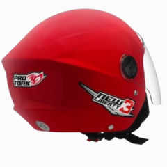 Capacete para moto aberto Pro Tork New Liberty Three vermelho solid tamanho 58 - loja online
