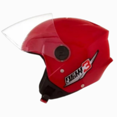 Capacete para moto aberto Pro Tork New Liberty Three vermelho solid tamanho 56 - comprar online