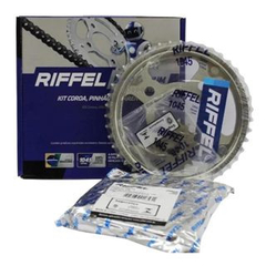 Kit Relação transmissão Riffel Web 100 Titanium Reforçado Aço1045 2003 a 2008 - comprar online