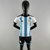 Kit Kids Adidas Argentina 2022 Torcedor Masculino - Branca com Azul