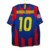 Camisa Retro Nike Barcelona Home 2005/2006 Ronaldinho #10 UCL- Vermelha e Azul